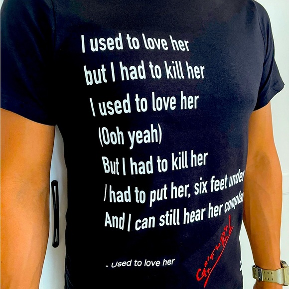 Used to love heart - Guns N’ Roses 🌹 t shirt - All sizes! New!! - Picture 3 of 3